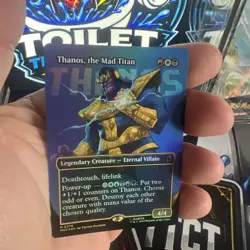 Thanos, the Mad Titan (Borderless) (0376) Marvel Super Heroes Foil - Image 3