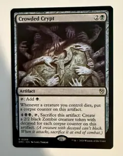 Crowded Crypt 88 R Normal DRC MTG NM - Image 1