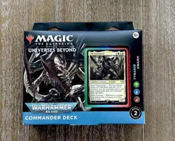 MTG Universes Beyond Warhammer 40K Tyranid Swarm Commander Deck - Image 1