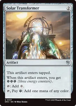 SOLAR TRANSFORMER x4 mtg NM-M Commander Aetherdrift 4 Unc - Image 1
