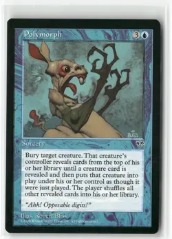 Polymorph Rare Mirage Magic: The Gathering Near Mint - Image 1