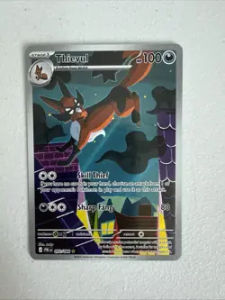 Thievul 092/084 Pitch Black Pokemon TCG Illustration Rare Full Art - Image 1