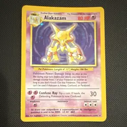 Alakazam Base Set 1/102 Holo Rare - Image 1