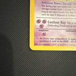 Alakazam Base Set 1/102 Holo Rare - Image 4