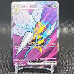 Pokemon TCG Beedrill EX 098/086 Evolutions Ultra Rare Full Art Holo English - Image 1