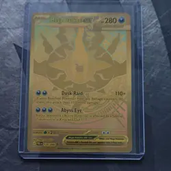 Mega Darkrai EX 120/084 Gold Full Art Holo Ultra Rare Pokemon TCG Card 2026 - Image 1