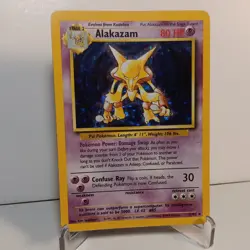 Wizards of the Coast Alakazam 1/102 Base Set Stage 2 Holo Rare 80 HP EN 1999 - Image 2