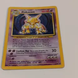 Wizards of the Coast Alakazam 1/102 Base Set Stage 2 Holo Rare 80 HP EN 1999 - Image 4