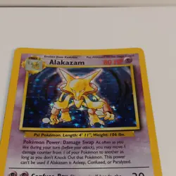 Wizards of the Coast Alakazam 1/102 Base Set Stage 2 Holo Rare 80 HP EN 1999 - Image 5