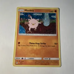 The Pokemon Company Mankey 008/012 McDonald's 2019 Holo Promo Eng Basic 60HP - Image 1