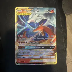 The Pokemon Company Reshiram & Charizard GX TAG TEAM Holo 20/214 HP270 - Image 1