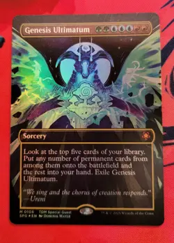 1x Genesis Ultimatum *IN HAND* Foil Borderless MTG Special Guest NM - Image 1