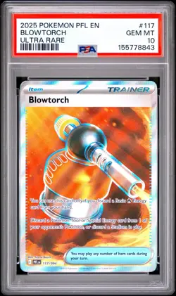 Pokemon Phantasmal Flames Blowtorch 117 PSA 10 - Image 1