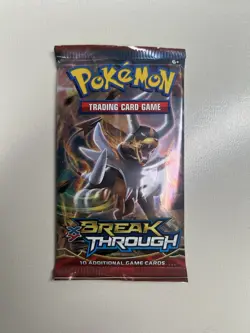 Pokemon XY BreakThrough Booster Packs Art Set Sealed With Acrylic Cases - Image 2