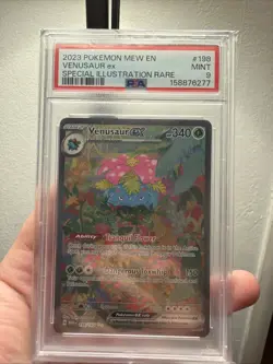 Venusaur ex 198/165 SIR (151) PSA 9 Mint - 2023 Pokemon MEW EN - Image 1