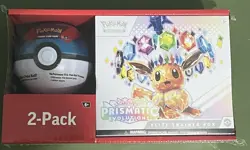Pokemon Prismatic Evolutions Bundle – Sam’s Club Exclusive ETB + Poke Ball - Image 1
