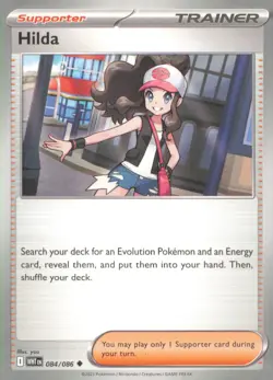 HILDA 084/086 UNCOMMON WHITE FLARE POKEMON NEAR MINT - Image 1