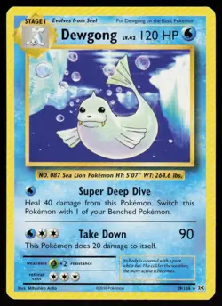 Dewgong 29/108 Rare Evolutions Pokemon Lightly Played - Image 1