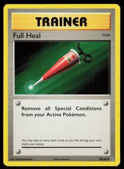 Full Heal 78/108 Uncommon Evolutions Pokemon Lightly Played - Image 1