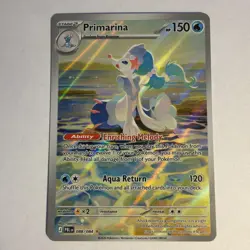 Pokemon Pitch Black Primarina Illustration Rare 88/84 NM - Image 1