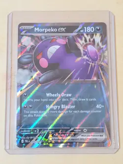Pokemon Mega Evolution Pitch Black Morpeko ex 055/084 Double Rare Near Mint - Image 1