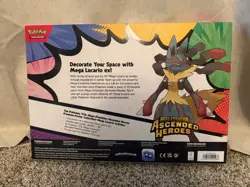 Pokemon TCG: Ascended Heroes Premium Poster Collection Mega Lucario Sealed 1 ct - Image 2