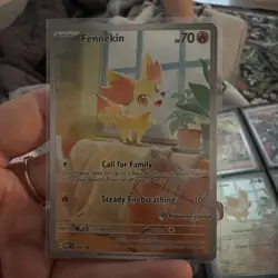 Fennekin MEP 080 Pokemon Center Exclusive Chaos Rising ETB Promo Holo - NM - Image 1