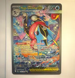 Pokemon Co. Mega Greninja EX Ultra Rare Full Art Holo 116/086 EN - Image 1