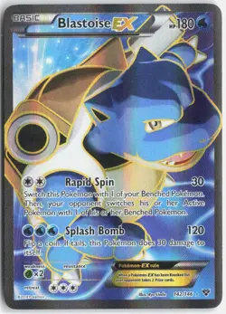 2014 Pokemon XY Base Set Ultra Rare #142/146 Blastoise EX NM - Image 1