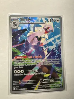 Silvally 095/084 IR - 2026 Pokemon Pitch Black Illustration Rare Holo NM - Image 1