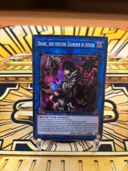 Yugioh Dharc, der finstere Zauberer in Duster BACH-DE049 Super Rare - Image 1