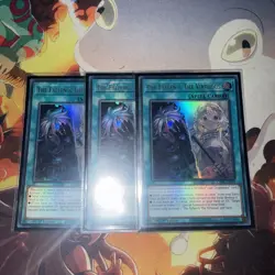 CH01-EN019 The Fallen & The Virtuous Ultra Rare 1st Ed YuGiOh x3 - Image 1