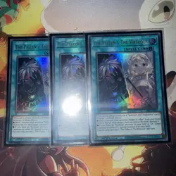 CH01-EN019 The Fallen & The Virtuous Ultra Rare 1st Ed YuGiOh x3 - Image 2