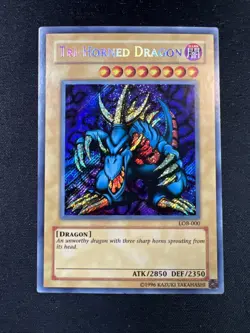 Tri-Horned Dragon (NM) LOB-000 The Legend of Blue Eyes White Dragon Unlimited - Image 1