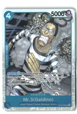 One Piece The Time of Battle Mr.3(Galdino) (056) #OP16-056 - Image 1