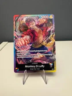 One Piece - Monkey.D.Luffy (Release Event Promo) - Rainbow Promo Leader English - Image 1