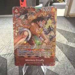 Monkey D. Luffy OP16-015 SR Alternate Art NM AA OP16 The Time of Battle - Image 1