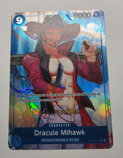 One Piece PRB-01 Dracule Mihawk OP01-070 Alt Art Alternate Artist: Sunohara - Image 1