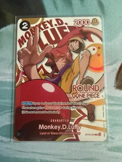 Round 1 One Piece Card Game Promo Monkey.d.luffy - Image 1