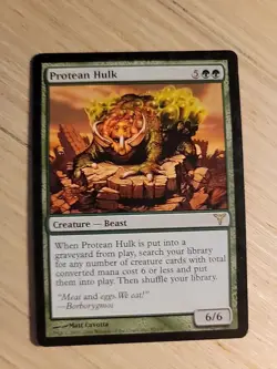 MTG Protean Hulk Dissension 90/180 Regular Rare - Image 1