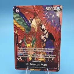 One Piece Carrying On His Will St Marcus Mars OP13-091 Alternate Alt Art Rare NM - Image 1
