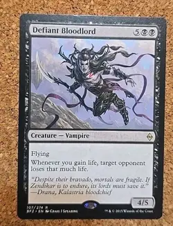 Defiant Bloodlord #107 Battle for Zendikar BFZ Magic MTG VLP Condition - Image 1