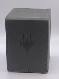 Ultra Pro Gray Leatherette Deck Box Magic the Gathering - Image 1