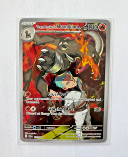 Team Rockets Houndoom Illustration Card 191/182 Sv10: Destined Rivals Pokemon - Image 1