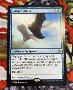 Winged Boots (Extended Art) Commander: Adventures in the Forgotten Realms Reg - Image 1