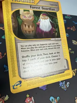 Forest Guardian #123 Aquapolis 2002 123/147 EReader Trainer Pokemon Card Noctowl - Image 4