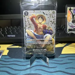 Monkey D. Luffy (Tin Pack Set Vol 2) P-075 One Piece Promotion Cards Foil SEALED - Image 1