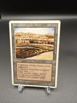 Magic: The Gathering Land Strip Mine Uncommon Regular HP - Image 1