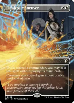 Flawless Maneuver (Borderless)- Commander Masters- (Foil)(NM) - Image 1