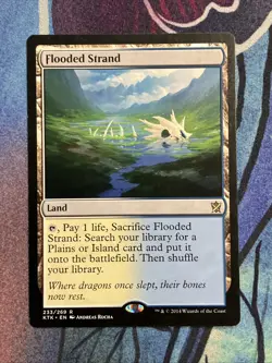 MTG 2014 Khans of Tarkir: Flooded Strand (233/269) LP - Image 1